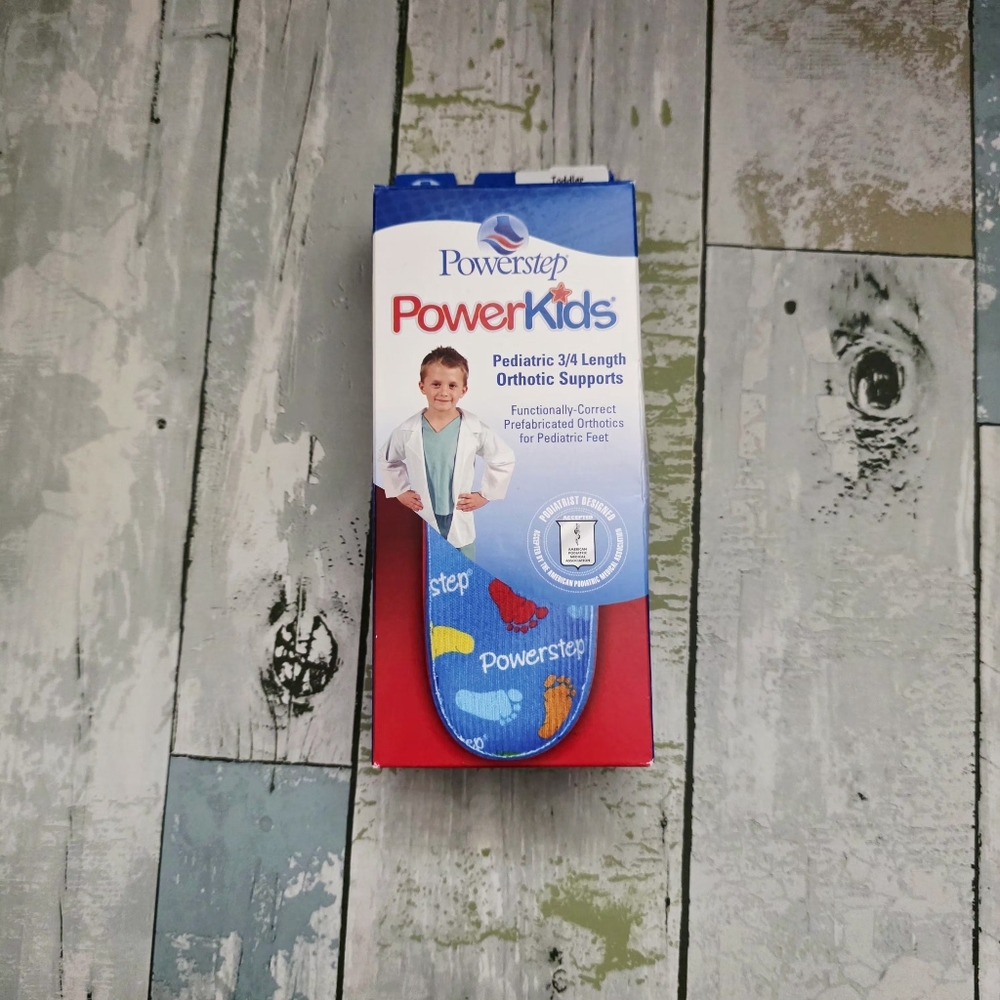 Powerstep PowerKids Pediatric 3/4 Length Orthotic Supports | 10-11T